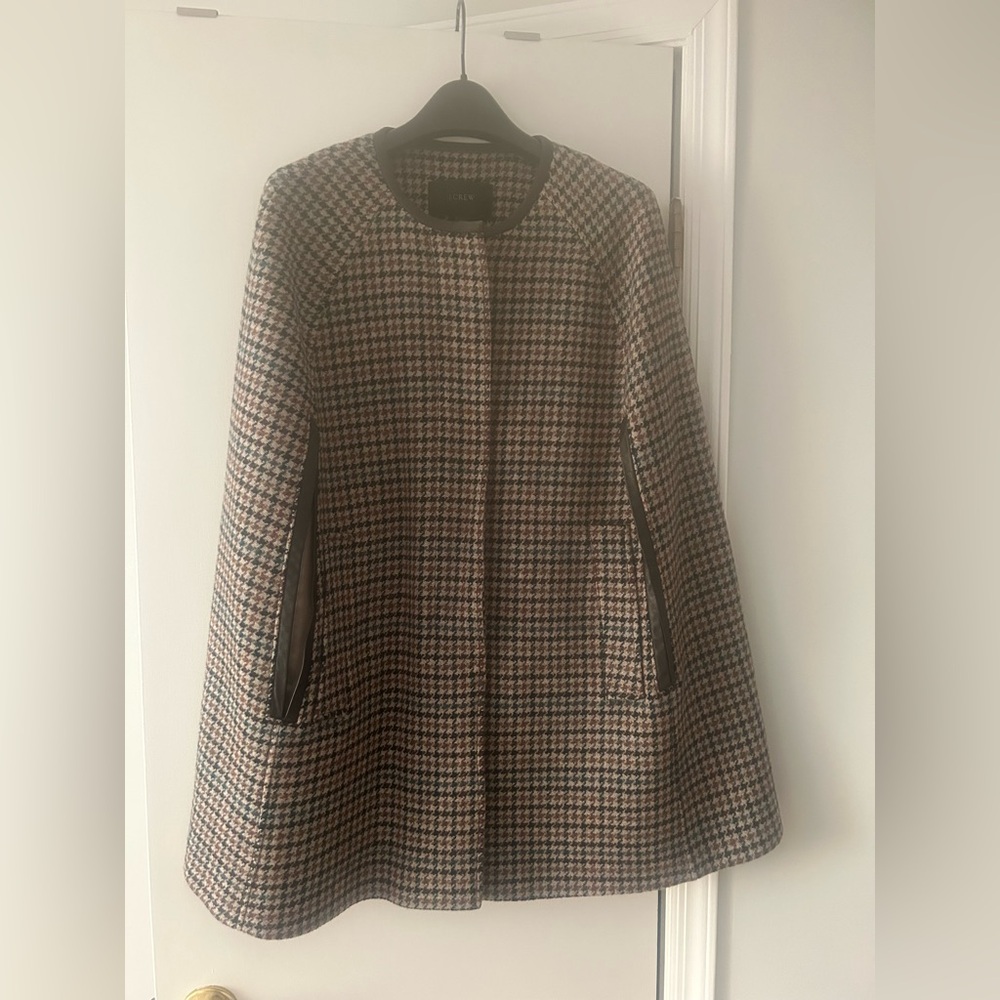 J Crew cape coat